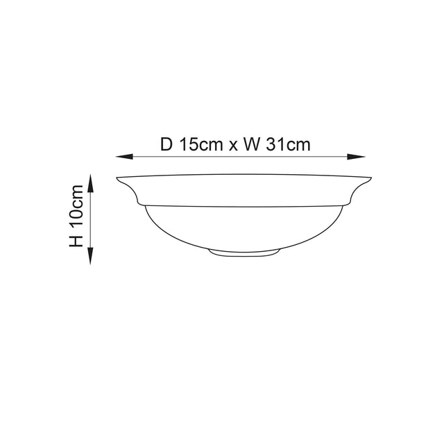 Endon Lighting - UG-WB-G - Endon Lighting UG-WB-G Hillside Indoor Wall Light Unglazed ceramic Dimmable