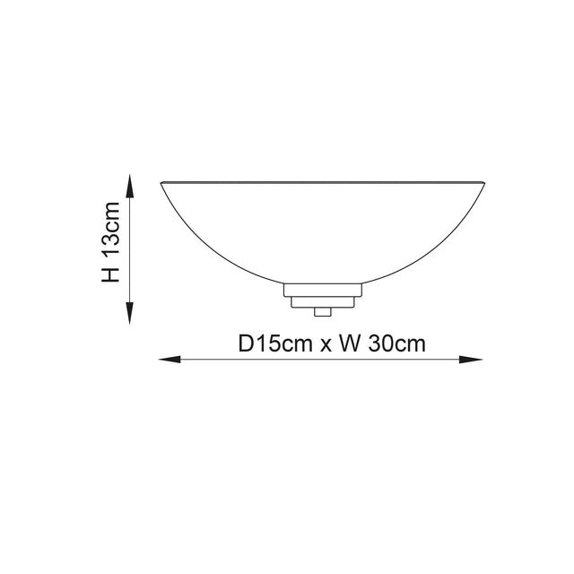 Endon Lighting - WELLES-1WBSC - Endon Lighting WELLES-1WBSC Welles Indoor Wall Light Satin chrome plate & white glass Dimmable