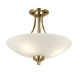 Endon Lighting - WELLES-3AB - Flush Light