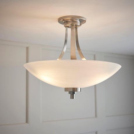 Endon Lighting - WELLES-3SC - Flush Light