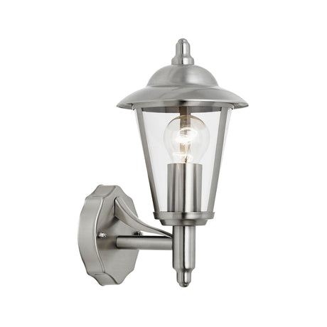 Endon Lighting - YG-862-SS - Endon Lighting YG-862-SS Klien Outdoor Wall Light Polished stainless steel & clear pc Dimmable
