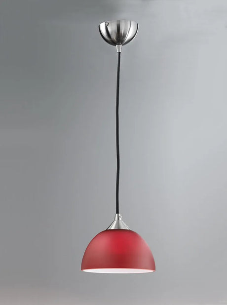 Franklite - 933 - Franklite 933 Pendant Red Pendant Glass Small