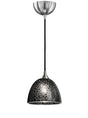 Franklite - 952 - Franklite 952 Pendant 180mm Black Crackle Glass