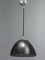 Franklite - 953 - Franklite 953 Pendant 350mm Black Crackle Glass