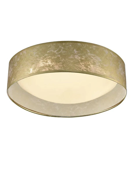 Franklite - CF5787 - Franklite CF5787 Ceiling Flush Acrylic Ceiling Fitting with Gold Shade