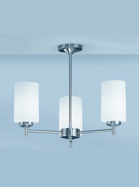 Franklite - CO9303/727 - Franklite CO9303/727 Ceiling Flush Decima 3lt Fitting