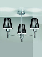 Franklite - FL2126/3 - Franklite FL2126/3 Ceiling Flush Turin 3lt Fitting