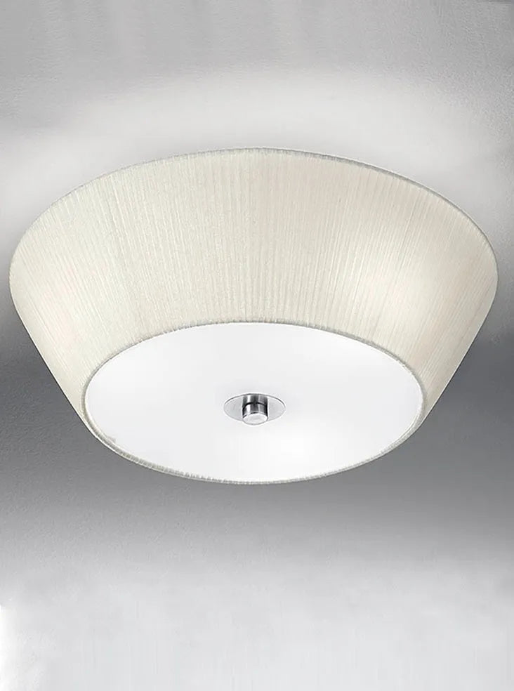 Franklite - FL2134/3 - Franklite FL2134/3 Ceiling Flush 490mm Circular Flush Shad e