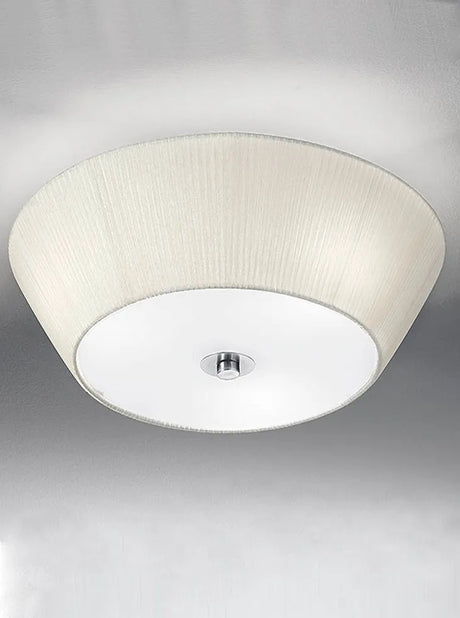 Franklite - FL2134/3 - Franklite FL2134/3 Ceiling Flush 490mm Circular Flush Shad e