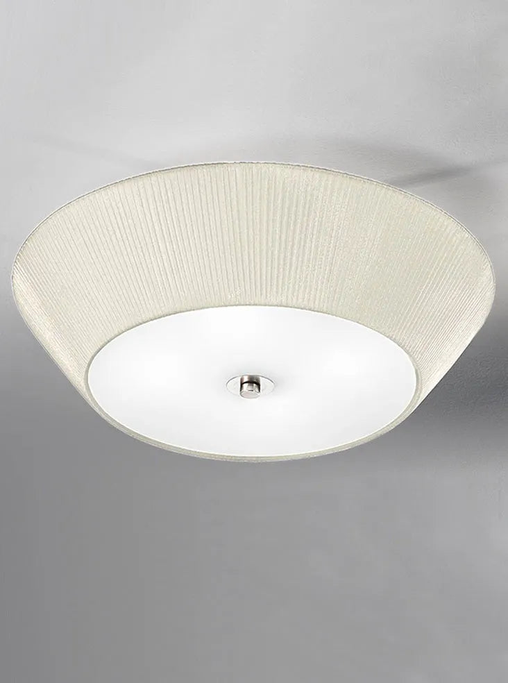 Franklite - FL2134/4 - Franklite FL2134/4 Ceiling Flush 600mm Circular Flush Shad e