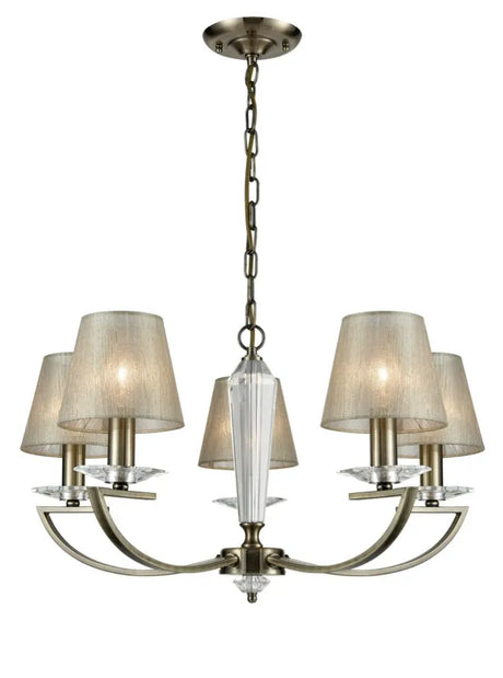 Franklite - FL2242/5/1171 - Franklite FL2242/5/1171 Pendant Artemis 5 light Fitting