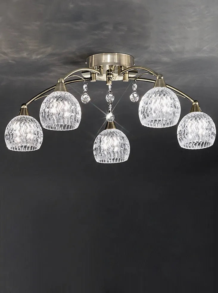 Franklite - FL2296/5 - Franklite FL2296/5 Jura 5 light Fitting