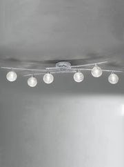 Franklite - FL2297/6 - Franklite FL2297/6 Ceiling Flush Shardice 6 light Fitting