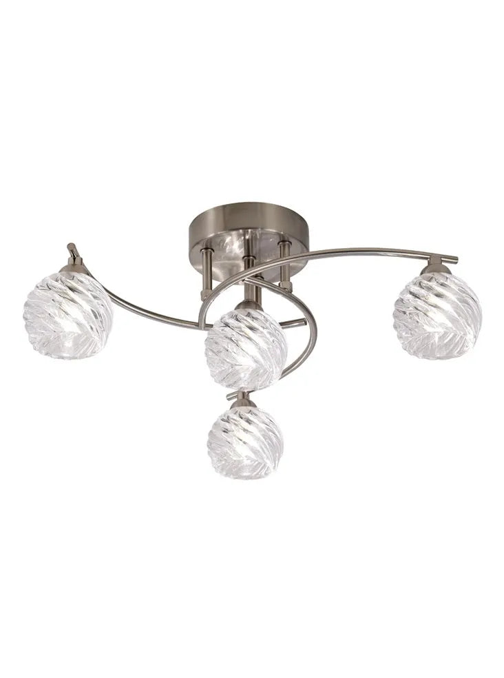 Franklite - FL2357/4 - Franklite FL2357/4 Vortex 4 light Fitting