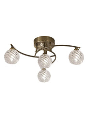 Franklite - FL2358/4 - Franklite FL2358/4 Vortex 4 light Fitting