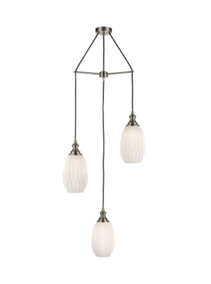 Franklite - FL2421-3/348 - Franklite FL2421-3/348 Pendant Refract 3 light Spreader