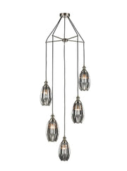 Franklite - FL2421-5/350 - Franklite FL2421-5/350 Pendant Refract 5 light Spreader