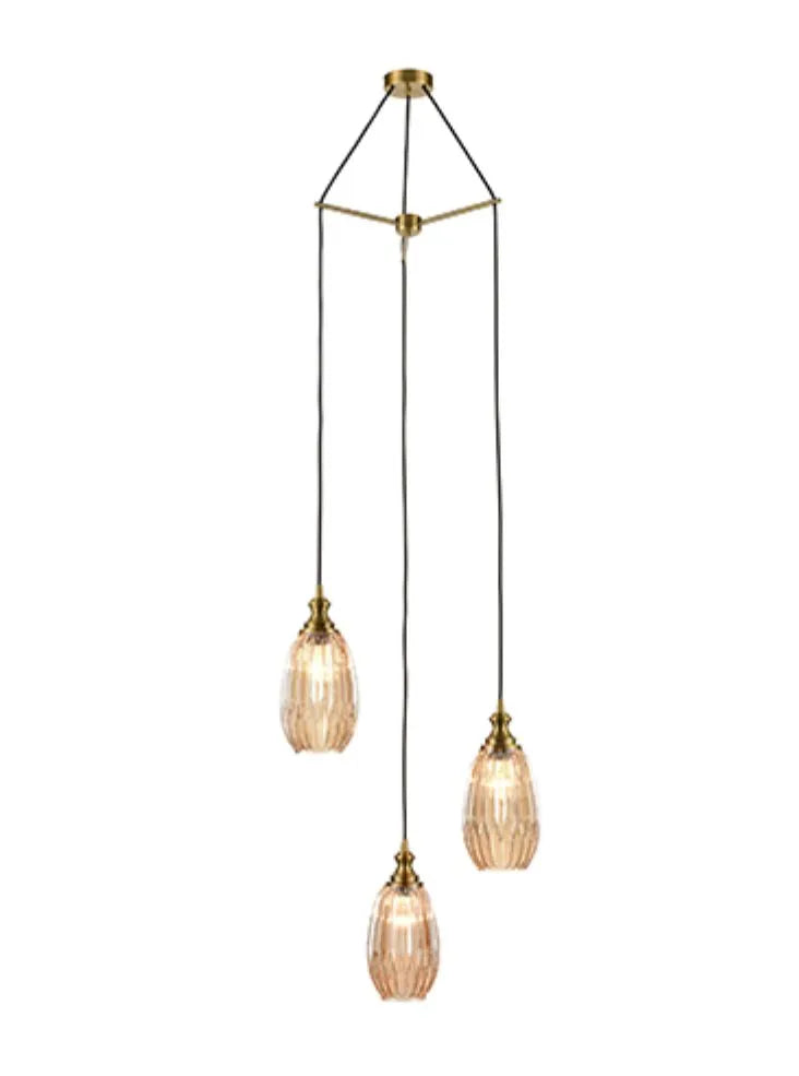 Franklite - FL2425-3/352 - Franklite FL2425-3/352 Pendant Refract 3 light Spreader