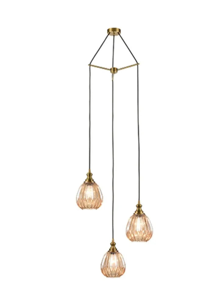 Franklite - FL2425-3/353 - Franklite FL2425-3/353 Pendant Refract 3 light Spreader