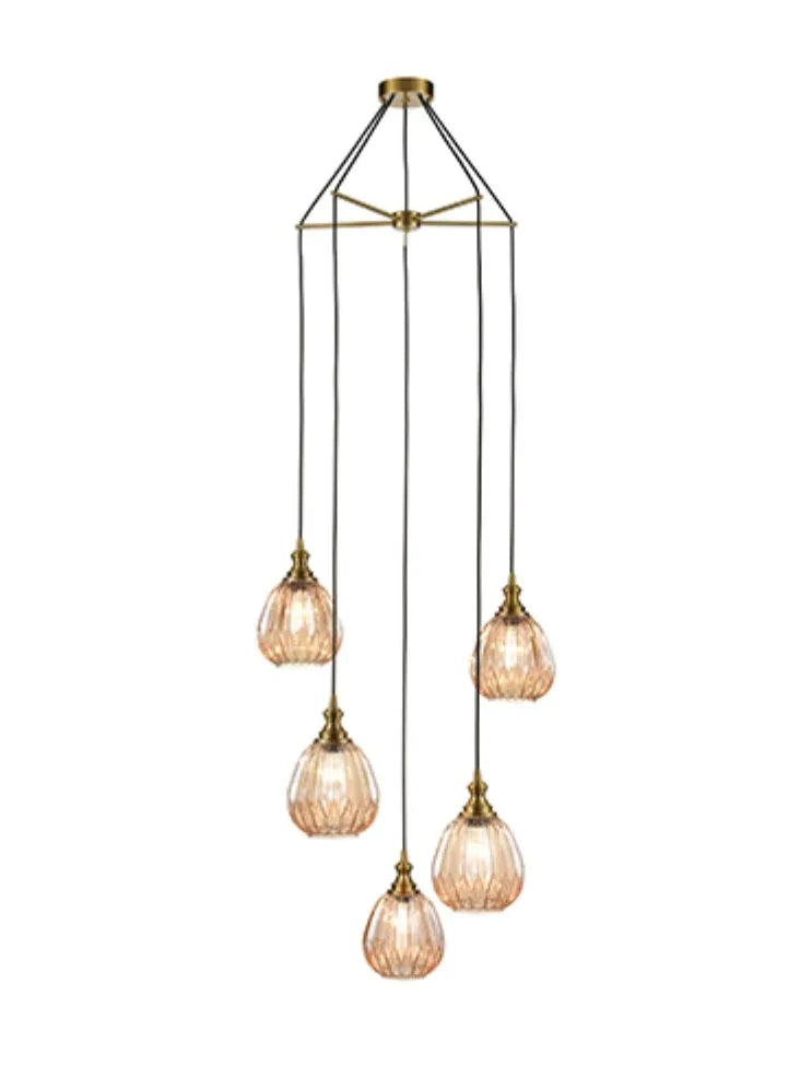 Franklite - FL2425-5/353 - Franklite FL2425-5/353 Pendant Refract 5 light Spreader