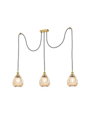 Franklite - FL2428-3/353 - Franklite FL2428-3/353 Pendant Refract 3 light Cluster