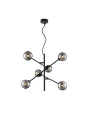 Franklite - FL2438-6 - Franklite FL2438-6 Pendant Prophecy 6lt Fitting with Adjustable Arms