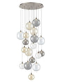 Franklite - FL2453-18 - Franklite FL2453-18 Pendant Perry / Galaxy 18 Light Satin Nickel Spreader only