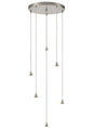 Franklite - FL2453-6 - Franklite FL2453-6 Perry / Galaxy 6 Light Satin Nickel Spreader only