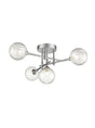 Franklite - FL2464-4 - Franklite FL2464-4 Ceiling Flush Abstraction 4lt Fitting Chrome