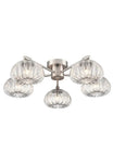 Franklite FL2472-5 Ceiling / Wall Harvest 5lt Flush Fitting satin nickel