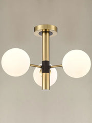 Franklite - FL2474-3 - Franklite FL2474-3 Ceiling / Wall Axle 3lt Semi Flush Fitting