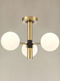 Franklite - FL2474-3 - Franklite FL2474-3 Ceiling / Wall Axle 3lt Semi Flush Fitting