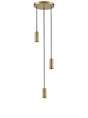 Franklite - FL2491-3 - Franklite FL2491-3 Pendant Mezcla 3 light aged brass spreader only