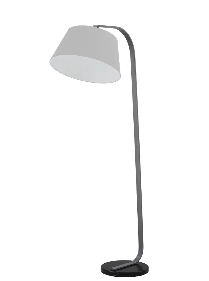 Franklite - SL228/1172 - Franklite SL228/1172 Standard Lamp Standard Lamp with Grey Shade