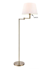 Franklite - SL255/1191 - Franklite SL255/1191 Swing Arm Standard Lamp with Shade