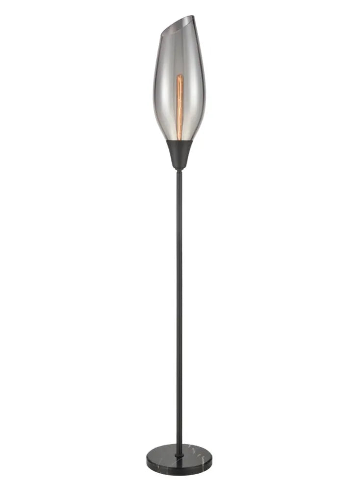 Franklite - SL258 - Franklite SL258 Taper Smoke Floor Lamp