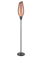 Franklite - SL260 - Franklite SL260 Standard Lamp Taper Copper Floor Lamp