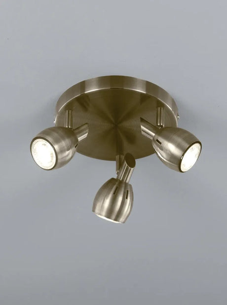 Franklite - SPOT9013 - Franklite SPOT9013 Ceiling Flush Tivoli 3Lt Spot