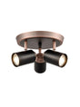 Franklite - SPOT9063 - Franklite SPOT9063 Ceiling Flush Hollywood 3lt Copper Spot