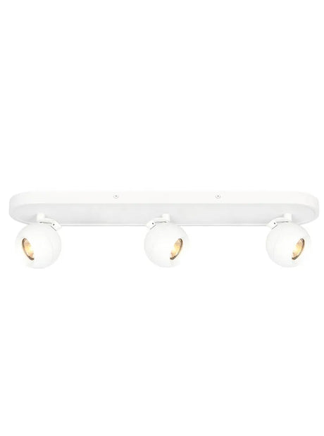 Franklite - SPOT9123 - Franklite SPOT9123 Ceiling Flush Lens 3lt Spot matt white