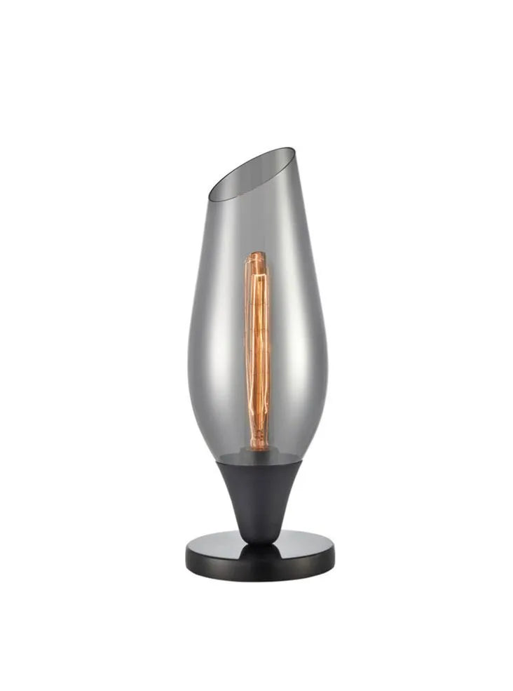 Franklite - TL201 - Franklite TL201 Table Lamp Taper Smoke Table Lamp