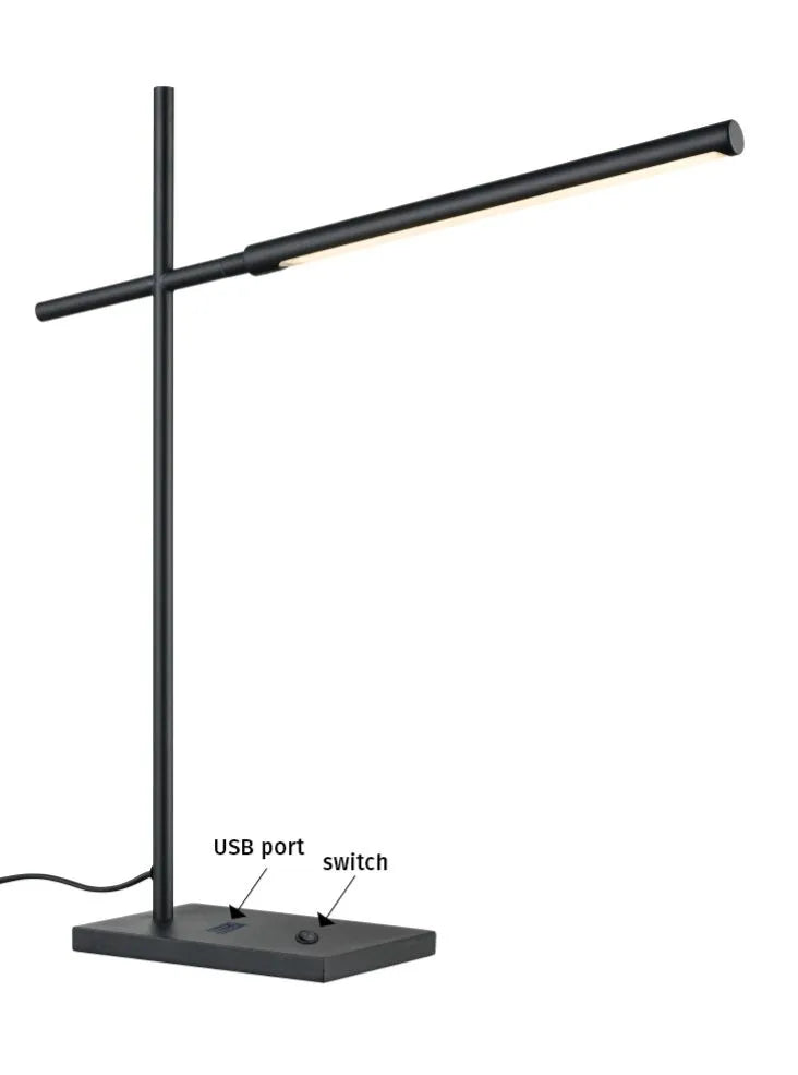 Franklite - TL605 - Franklite TL605 LED Desk Lamp with USB