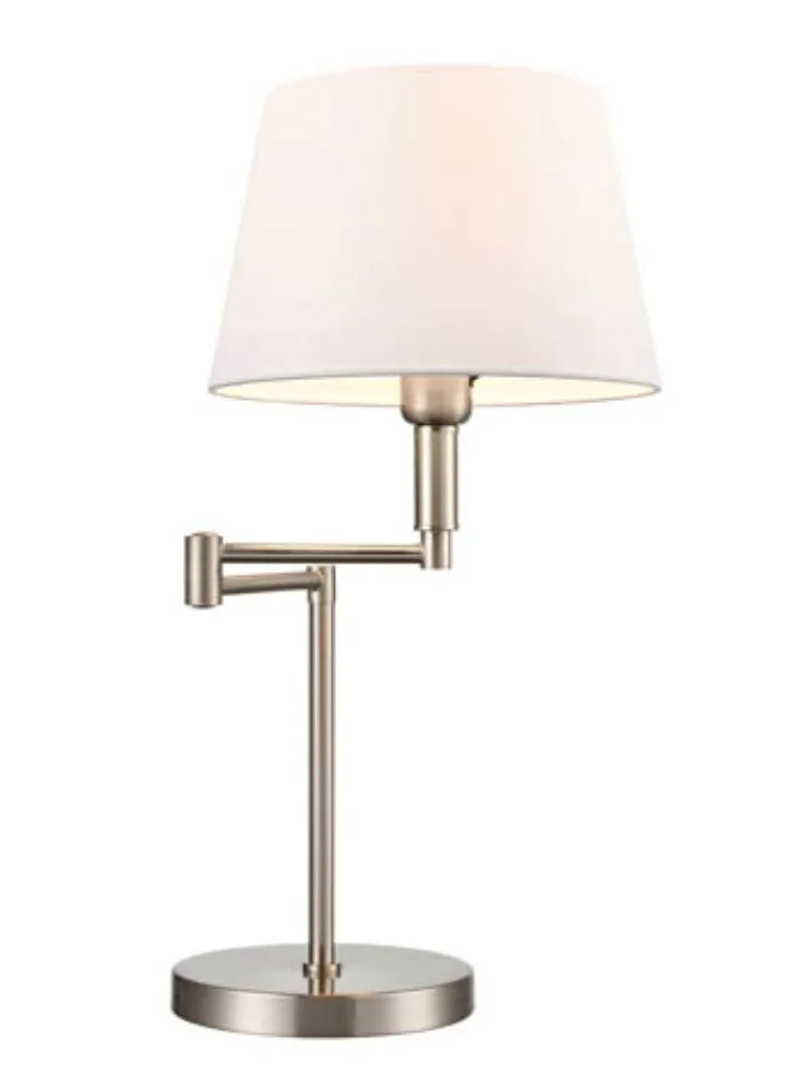 Franklite - TL608/1190 - Franklite TL608/1190 Swing Arm Table Lamp with Shade