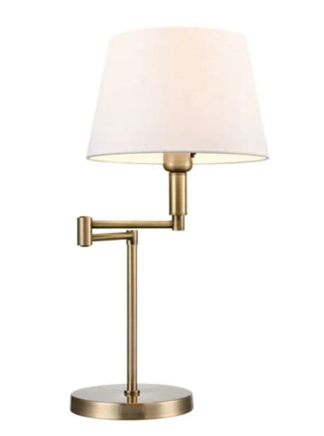 Franklite - TL609/1190 - Franklite TL609/1190 Swing Arm Table Lamp with Shade