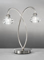 Franklite - TL972 - Franklite TL972 Table Lamp Twista 2 light Table Lamp