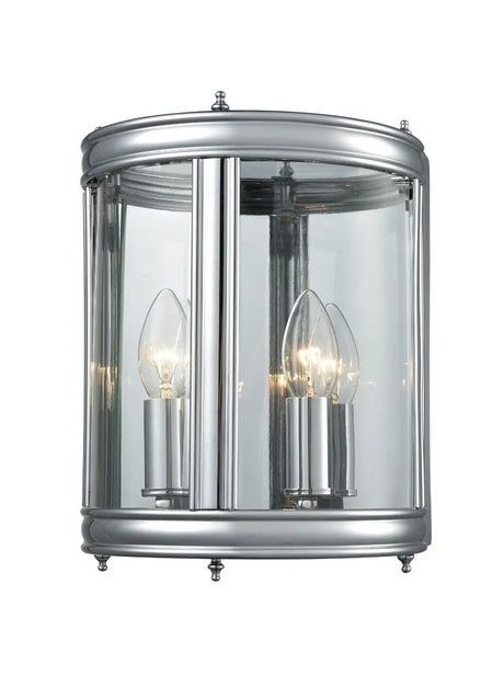 Franklite - WB1003 - Franklite WB1003 Wall Flush Wall Lantern E14 CH