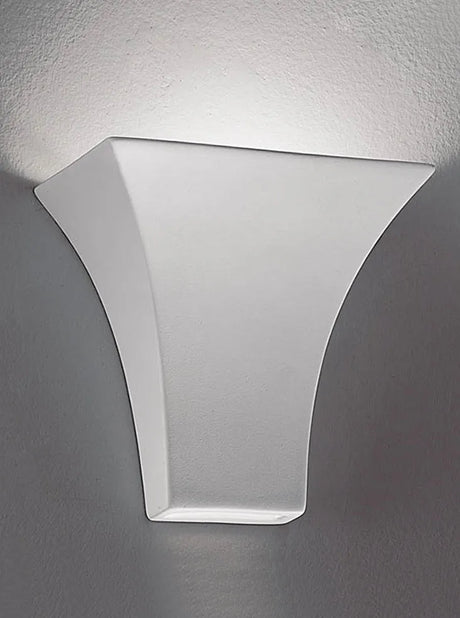 Franklite - WB911 - Franklite WB911 Wall Uplighter Ceramic Uplighter