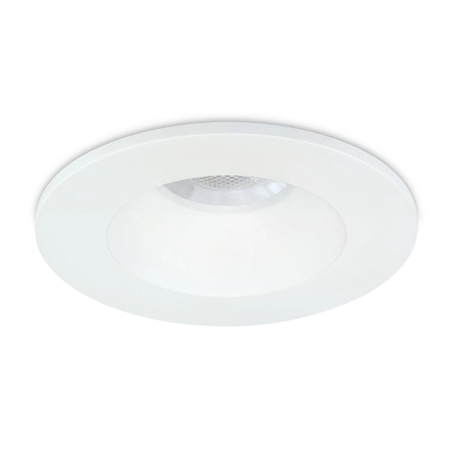 JCC Lighting - JC1019/WHEM - JCC Lighting JC1019/WHEM V50 Pro Anti-glare Fire-rated LED Downlight 6W IP65 3000K/4000K White Emergency