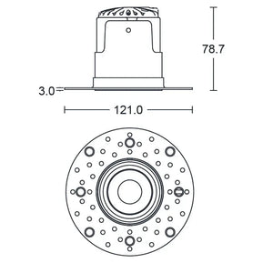 JCC Lighting - JC1020/4KBLK - Fire-rated Downlights