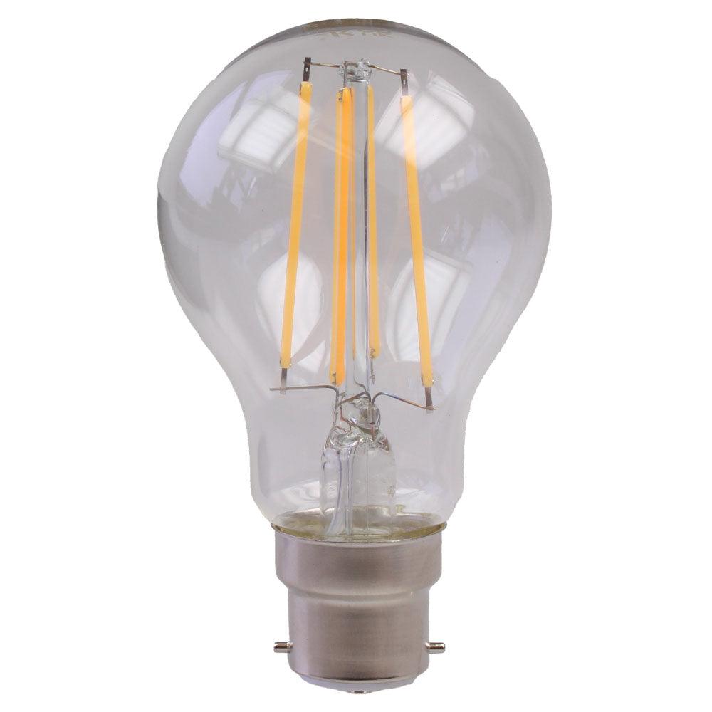 Knightsbridge - FL-CP-L8BCCVWW/DIM KIN - Knightsbridge LED Filament Part Number GLSD8BCC <p>Calex LED Filament GLS 8W B22d Clear Dimmable</p>